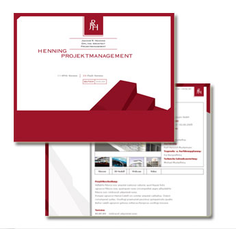 Henning Projektmanagement: Internetauftritt
