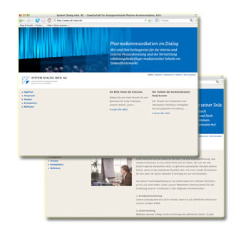System Dialog Med AG: Website
